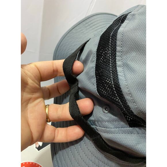 Adidas Aeroready Bucket Hat Unisex One Size Gray UPF 50 Sun Protection - Picture 6 of 9